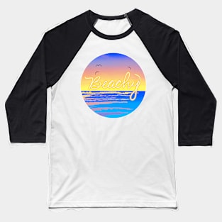 beachy sunset Baseball T-Shirt